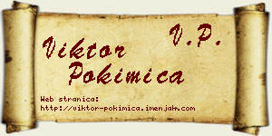 Viktor Pokimica vizit kartica